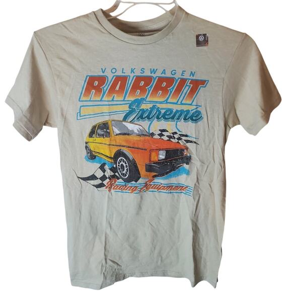 Volkswagen VW Rabbit Racing Graphic Tee, NWOT, Small - Picture 1 of 5